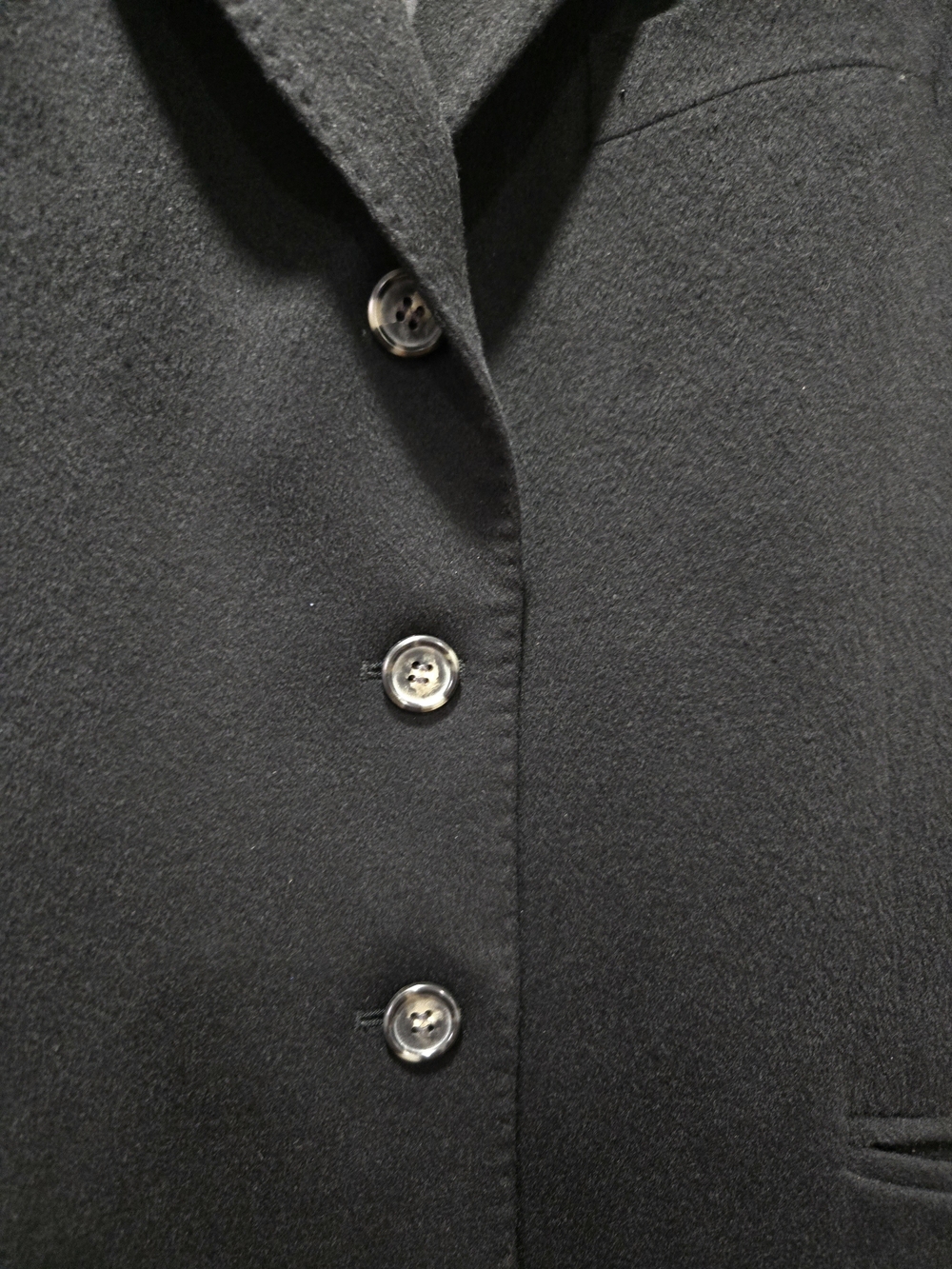 Loro Piana Hartwood Wool Silk Black Blazer Jacket Italy Size 40 (B4)